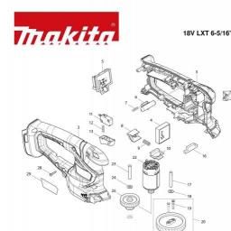 Makita DUM604 spare parts