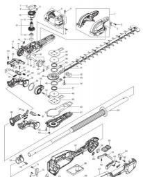 Makita DUN500W spare parts