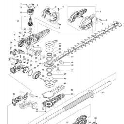 Makita DUN500WRTE spare parts