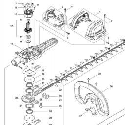 Makita DUN600L spare parts