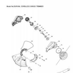 Makita DUR184L spare parts