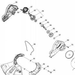 Makita DUR188L spare parts