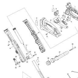 Makita DUR193 spare parts