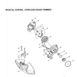 Makita DUR364L spare parts
