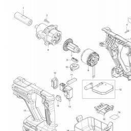 Makita DUT130Z spare parts
