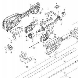 Makita DUX18Z spare parts