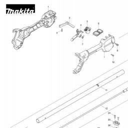 Makita DUX60 spare parts