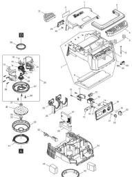 Makita DVC153L spare parts