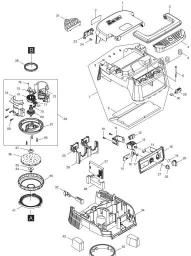 Makita DVC154L spare parts