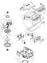 Makita DVC155L spare parts