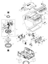 Makita DVC157L spare parts