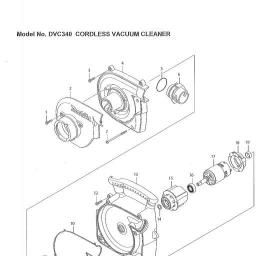 Makita DVC340 spare parts