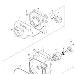 Makita DVC350 spare parts