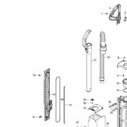 Makita DVC560 spare parts