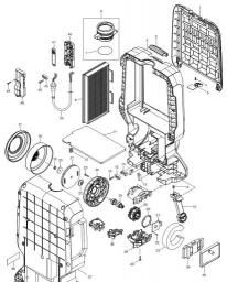Makita DVC660 spare parts