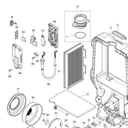 Makita DVC665 spare parts