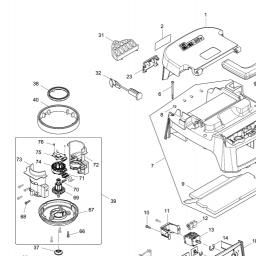 Makita DVC862L spare parts