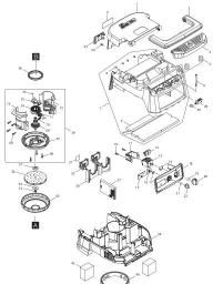 Makita DVC866L spare parts