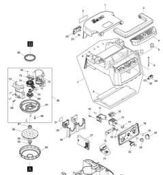 Makita DVC867L spare parts