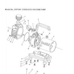 Makita DVP180 spare parts