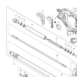 Makita DVR350 spare parts