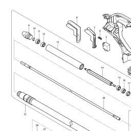 Makita DVR450 spare parts