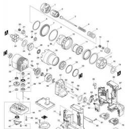 Makita DWT310 spare parts