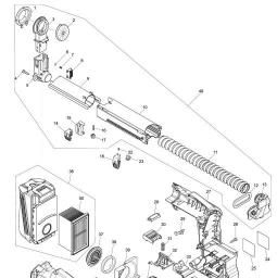 Makita DX04 spare parts
