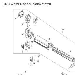 Makita DX07 spare parts