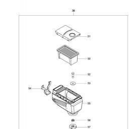Makita DX08 spare parts