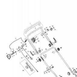 Makita ELM4121 spare parts