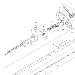 Makita EM2511 spare parts