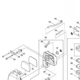 Makita EM2511LH spare parts