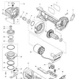 Makita GA012GD101 spare parts