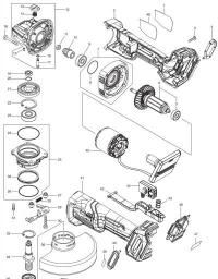Makita GA013G spare parts