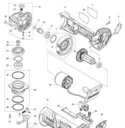 Makita GA013GD101 spare parts