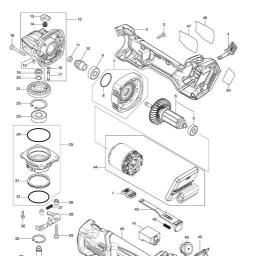 Makita GA022G spare parts