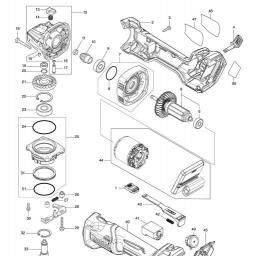 Makita GA023G spare parts