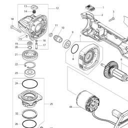 Makita GA035G spare parts