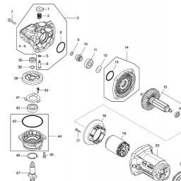 Makita GA038G spare parts