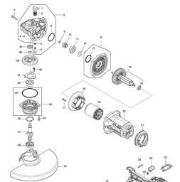 Makita GA038GZ07 spare parts
