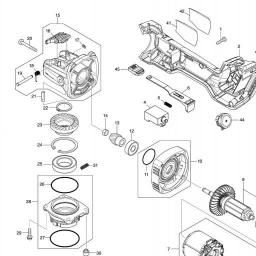Makita GA040G spare parts