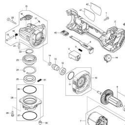Makita GA041G spare parts