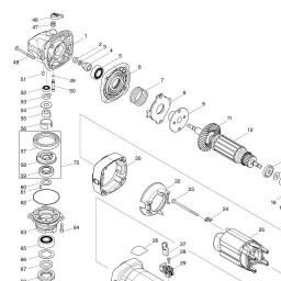 Makita GA4541C spare parts