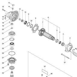 Makita GA5030R spare parts