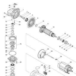 Makita GA5040C spare parts