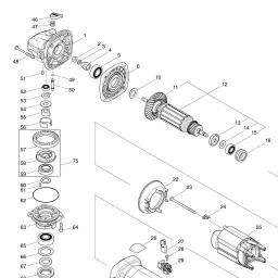 Makita GA5040R spare parts