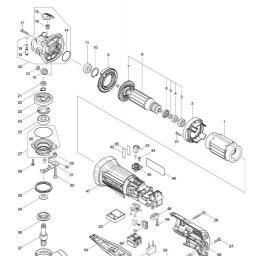 Makita GA5050R spare parts