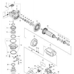 Makita GA5080R spare parts