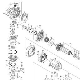 Makita GA5091 spare parts
